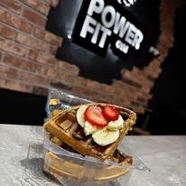 Waffles fit en Power Fit Gym